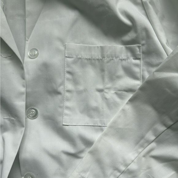 Smart Scrubs Classic White Lab Coat - Picture 3 of 4